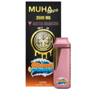Muha Meds 3500mg Weed Vape – Citrus Tsunami Muha Meds 3500mg Weed Vape – Citrus Tsunami