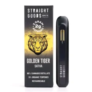 Straight Goods 2gram Disposable – Golden Tiger Straight Goods 2gram Disposable – Golden Tiger